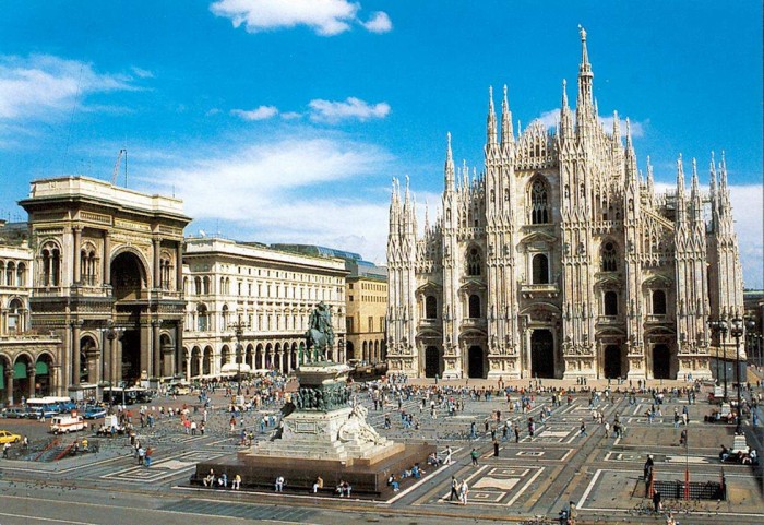 "The third largest catholic church, behind St. Peter's in Roma and the Seville's cathedral, is one of the most impressive views you can have. Il Duomo di Milano, Milan's Cathedral, is located on the Piazza del Duomo."