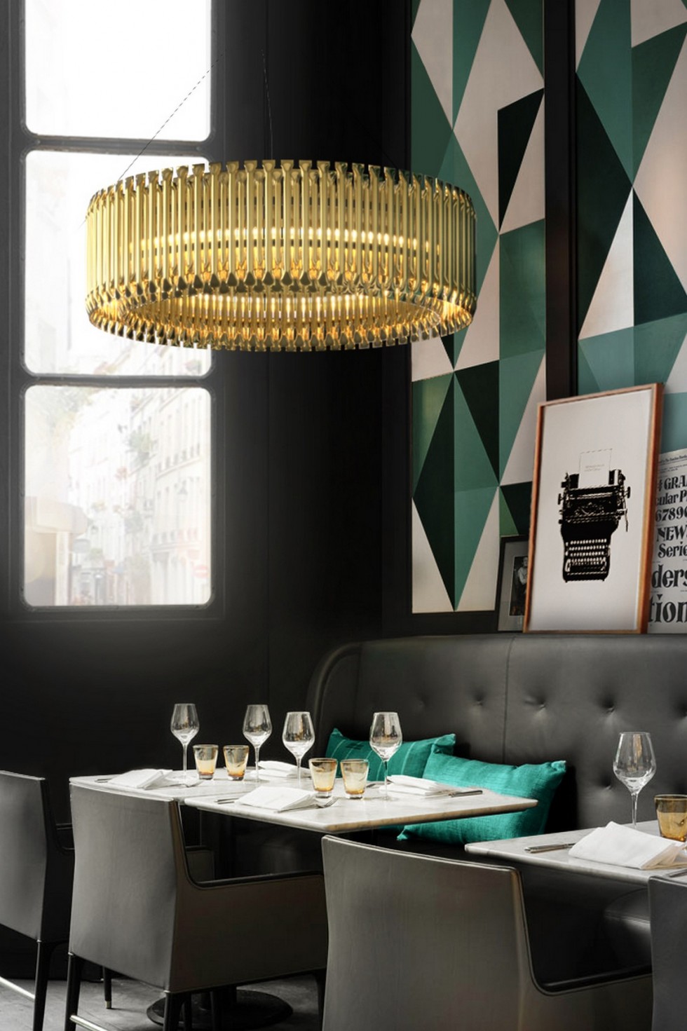 "5 Interior Lighting Design Ideas for Milan Luxury Houses- Matheny Delightfull Suspension lamp"