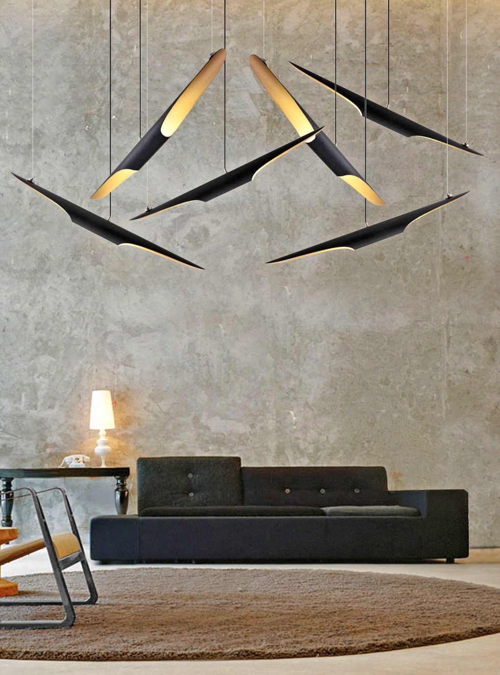 "Theater of Suspension worlds best ceiling lamps- Coltrane by Delightfull"