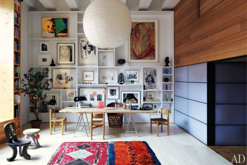 "How would be a Milan apartment inspired in Andy Warhol Pop art "