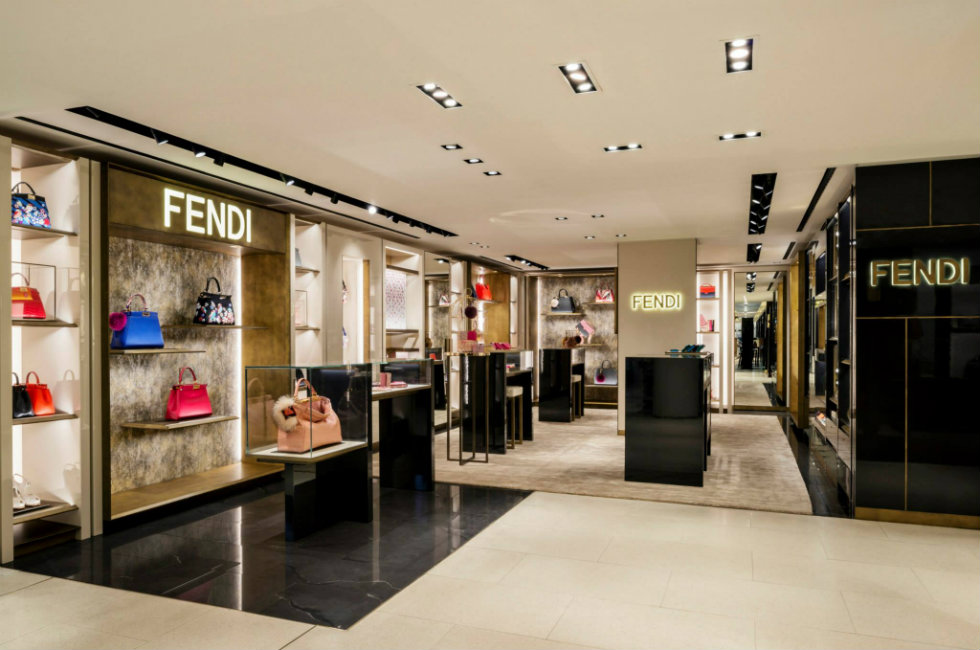 "Fendi Milan Boutique at La Rinascente a newly renovated corner store (1)"