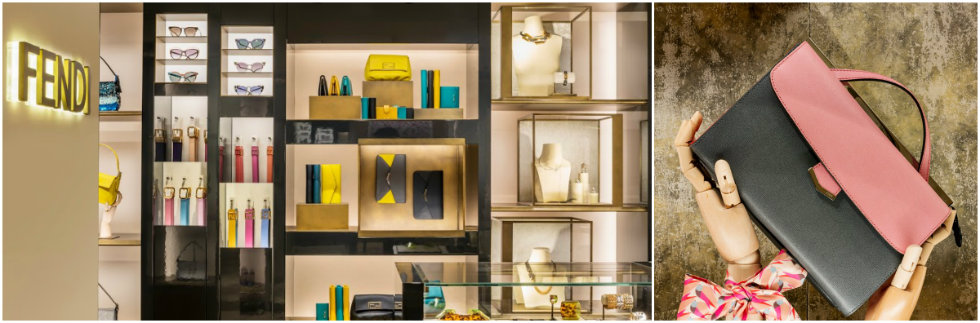 "Fendi Milan Boutique at La Rinascente a newly renovated corner store"
