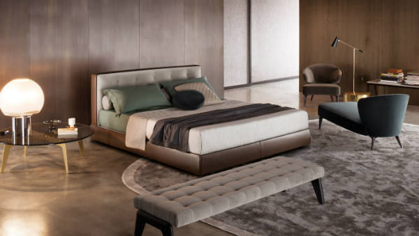 Milan Design Week New releases from Minotti - Bedford bed