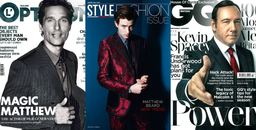 "Dolce& Gabbana Best Fashion Editorials of  2015-Men's Covers"
