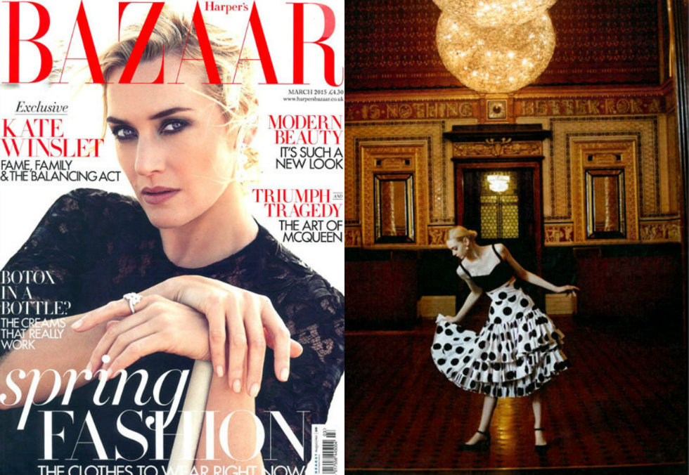 Dolce& Gabbana Best Fashion Editorials of  2015-kate-winslet-in-dolce-and-gabbana-dress-HARPERS_BAZAAR_UK_MARch-2015_COVER_photo_PALEXI_LUBOMIRSKI_Stylist_MIRANDA_ALMOND