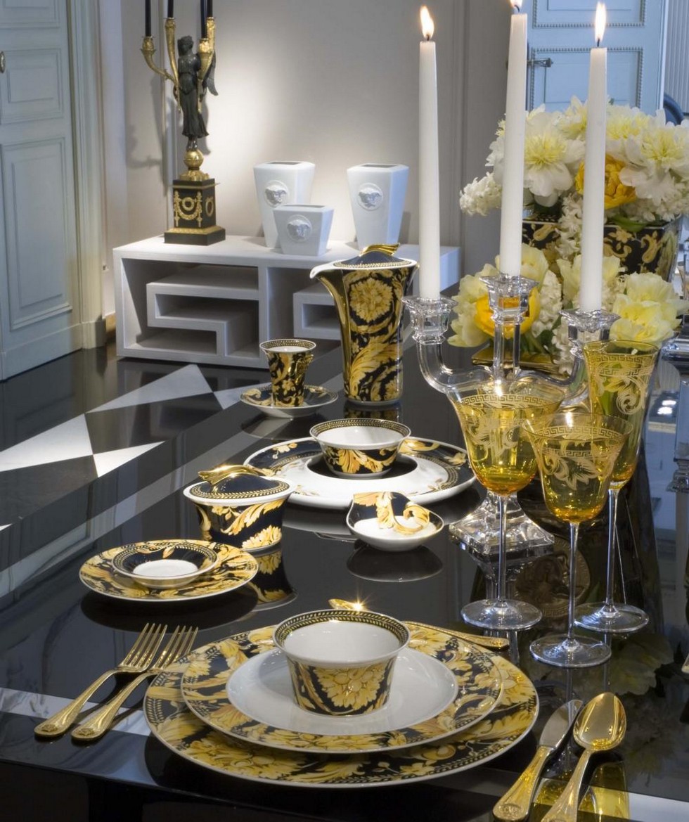 "Maison Objet Miami 2015 preview Italian home furniture brands to see-Rosenthal Versace Sambonet"