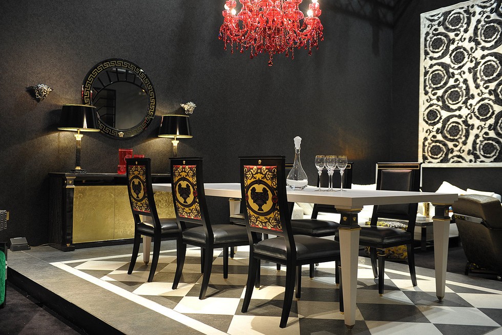Milan Design Week 2015 furniture is the new fashion-Versace Home Fashion Interiors