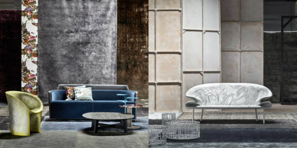 Italian Design collections Rubelli and Kvadrat for Moroso furniture