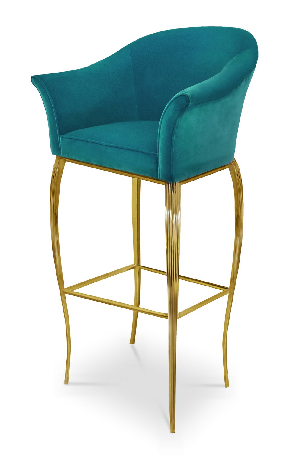 MIMI brass bar stool
