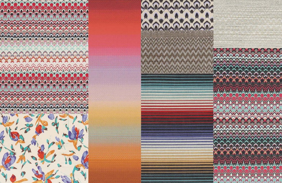 Missoni Home ideas for living room furniture Rose Garden collection