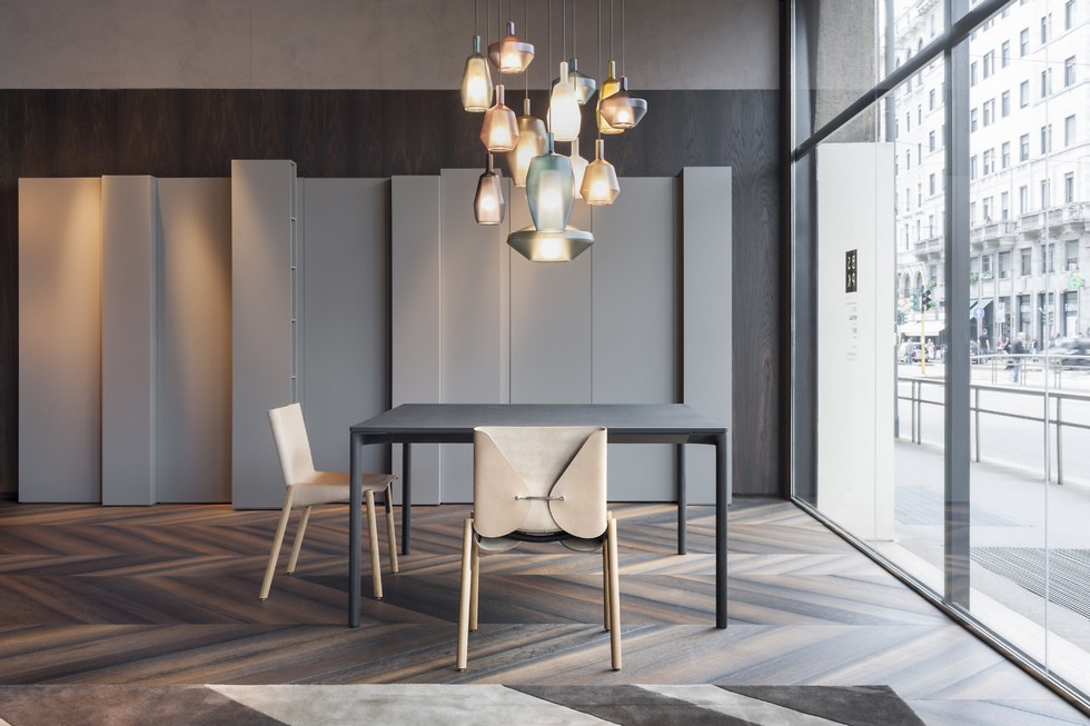 Italian design brands collaboration for BSPK showroom at via Larga