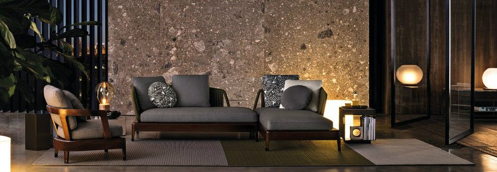 Italian furniture brands- Minotti new project for outdoor