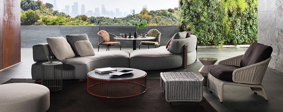 Embrace Sophisticated Elegance and Comfort w/ Minotti’s Outdoor Living