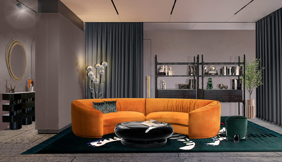 Modern Living Room Decor Bold Colors To Embrace Milan Design Agenda - Futuristic House Decor Adopt Me