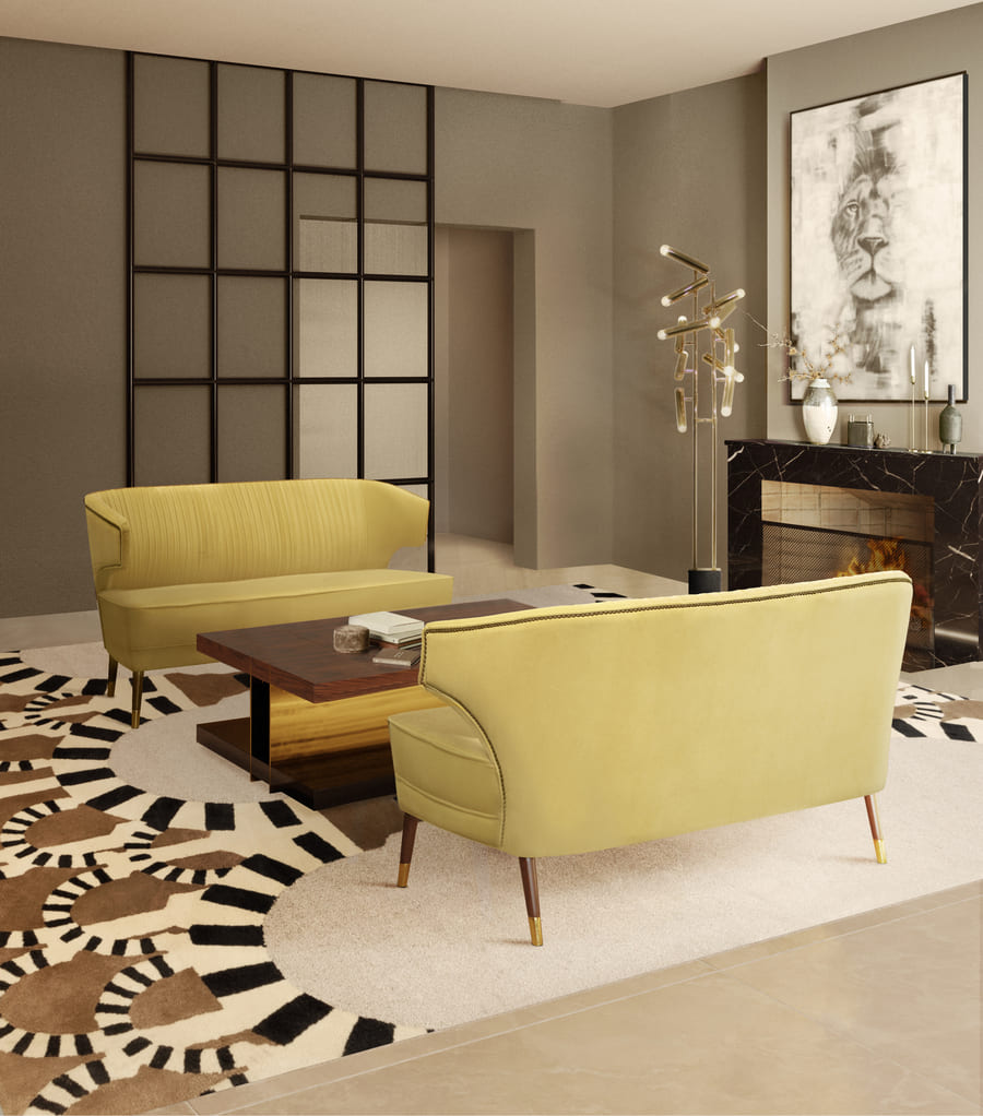 Modern living room decor 