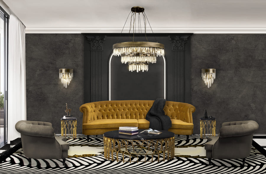 Modern living room decor 