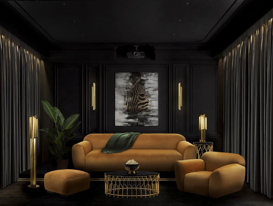 Modern living room decor 