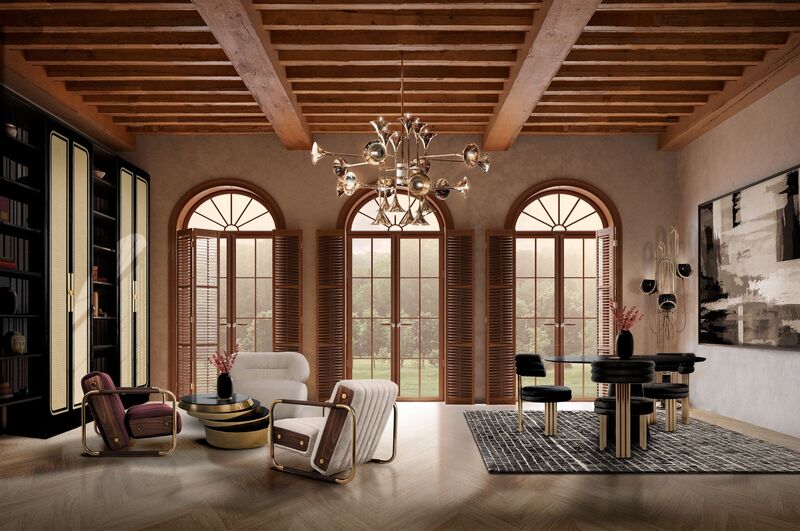 modern classic living room