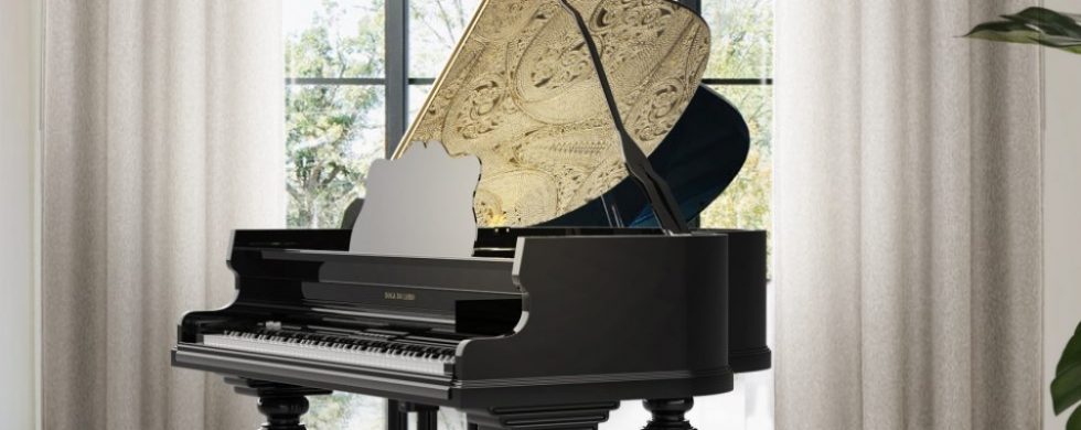 Filigree Grand Piano: A Luxury Furniture With The Oldest Jewelry Techniques