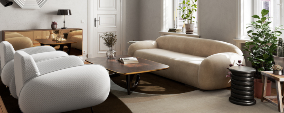Contemporary Modern Living Room In Lisbon With Mikhail Zolotukhin