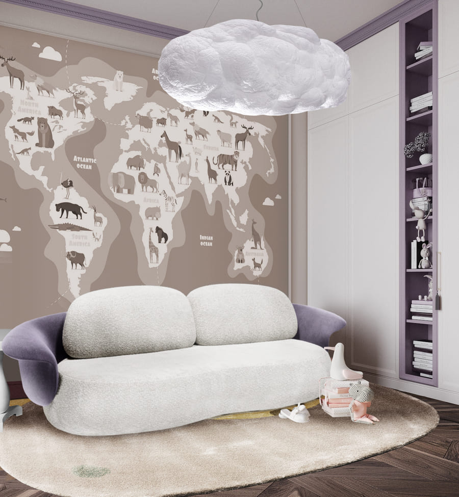 8 Luxury Kids’ Bedroom Inspirations With The Cloud Suspension Lamp