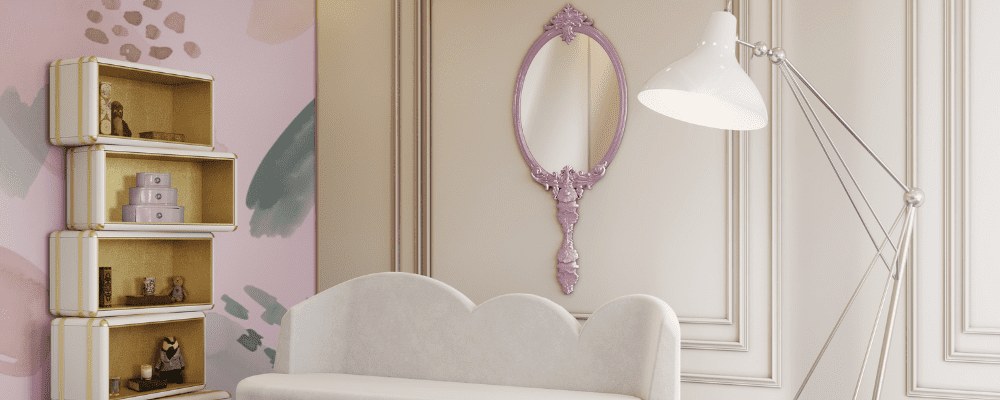Chameleon Pink Mirror: Be Inspired By This Modern Kids’ Wall Mirror
