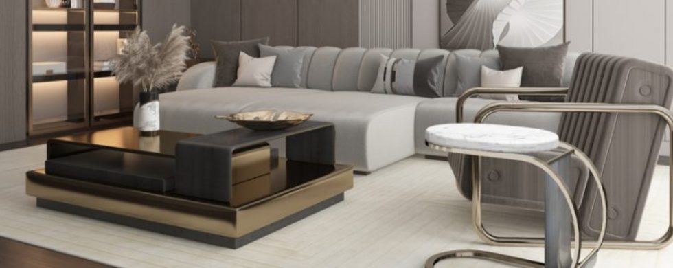 Functional Smooth Living Room By Artium Designs Studio